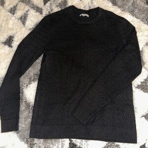 Geoffrey Beene all black sweater